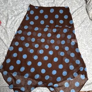 Zara polka dot skirt